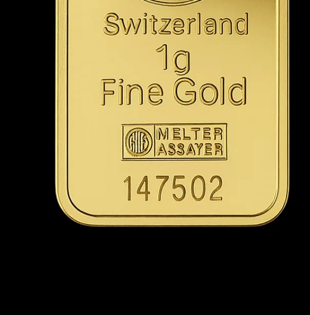 1g Switzerland Fine Gold poluga